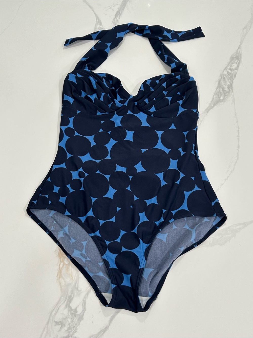 Boden Polka Dot One-Piece Swimsuit Size 8